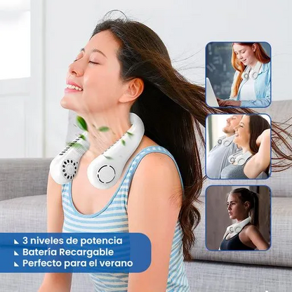 VENTILADOR DE CUELLO PORTÁTIL PRO